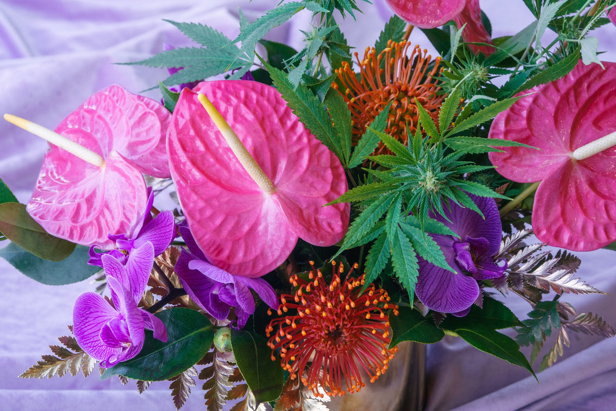 Lovepot Fresh Tropical Flower(s)