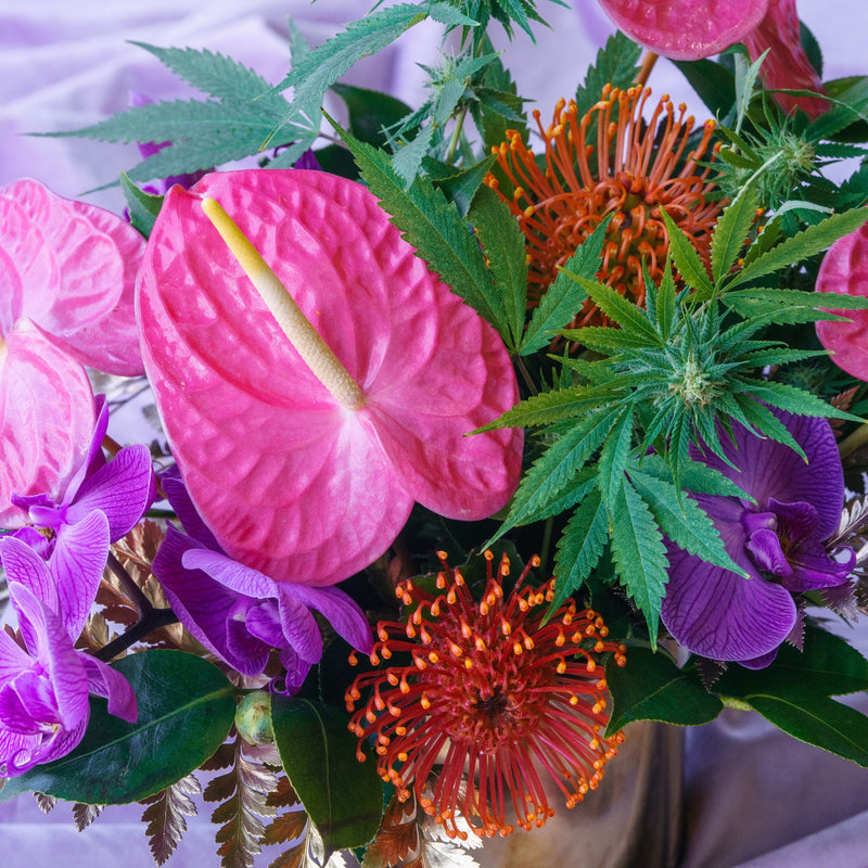 Lovepot Fresh Tropical Flower(s)