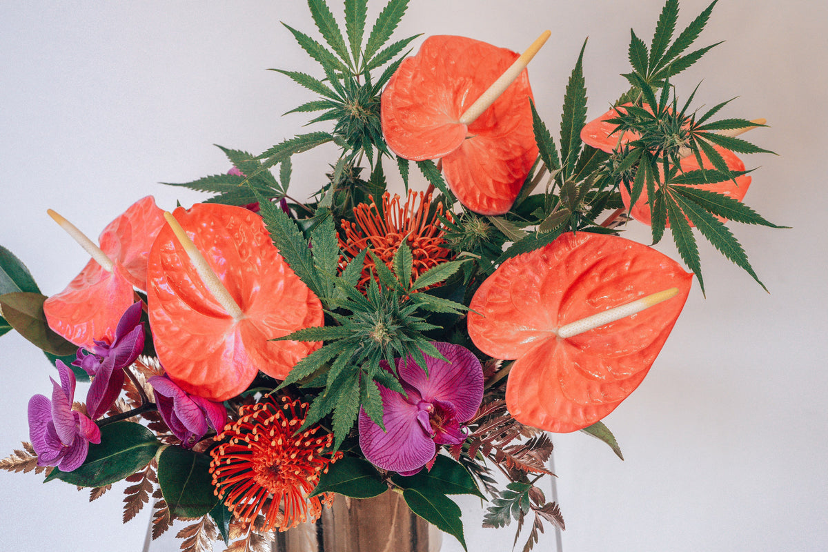 Lovepot Fresh Tropical Flower(s)